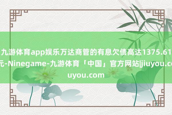 九游体育app娱乐万达商管的有息欠债高达1375.61亿元-Ninegame-九游体育「中国」官方网站|jiuyou.com